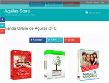 Tablet Screenshot of aguilasstore.com